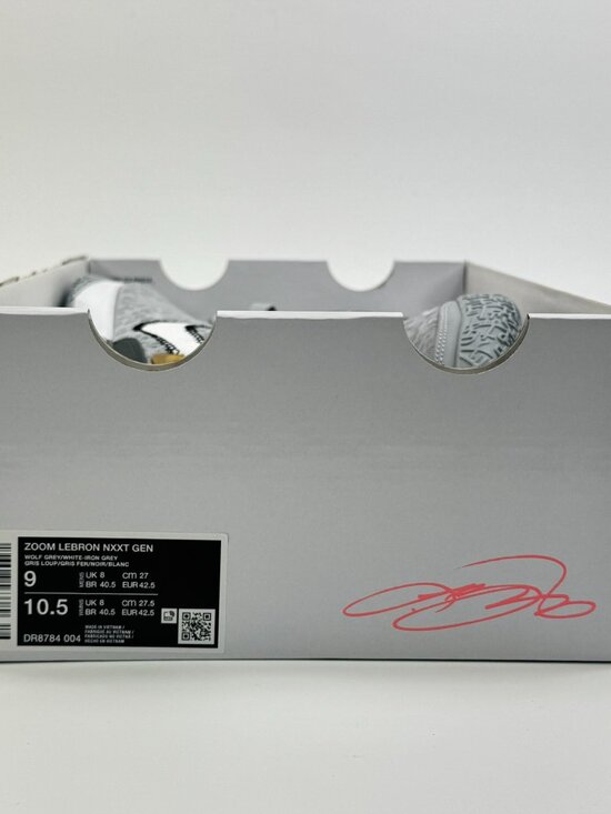 Nike Zoom Lebron NXXT Gen \'Wolf Grey Gold\' DR8784-004 Basketball Multi Size